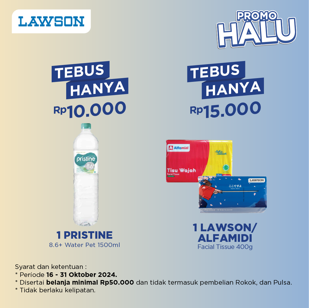 Halu Bukan Sembarang Halu, Tapi Ini Hemat Di Lawson Selalu!